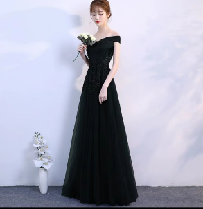 EG-SALE-AME-00115 Music student art exam dress skirt Bel Canto female vocal student broadcasting host long solo piano performance small