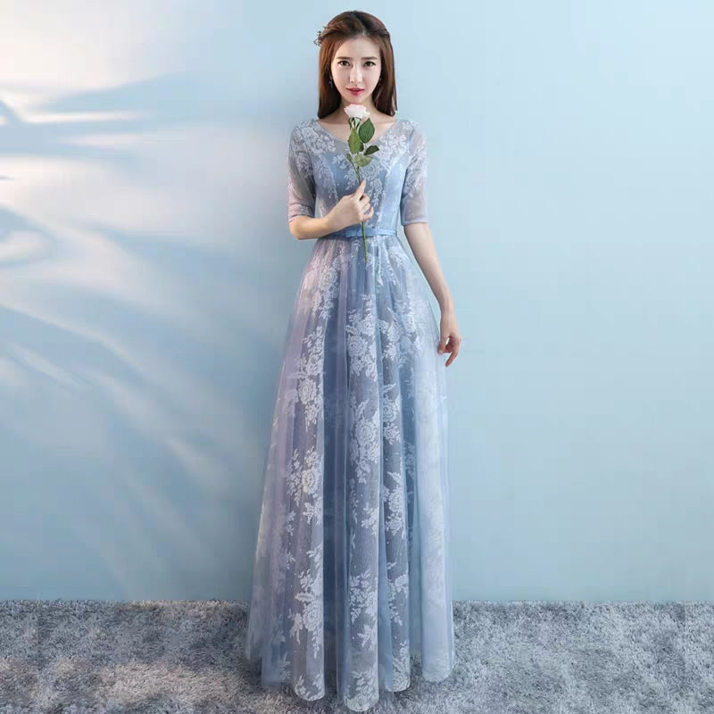 Bridesmaid dress new bridesmaid dress long sister dress wedding slim banquet evening dress fairy dream