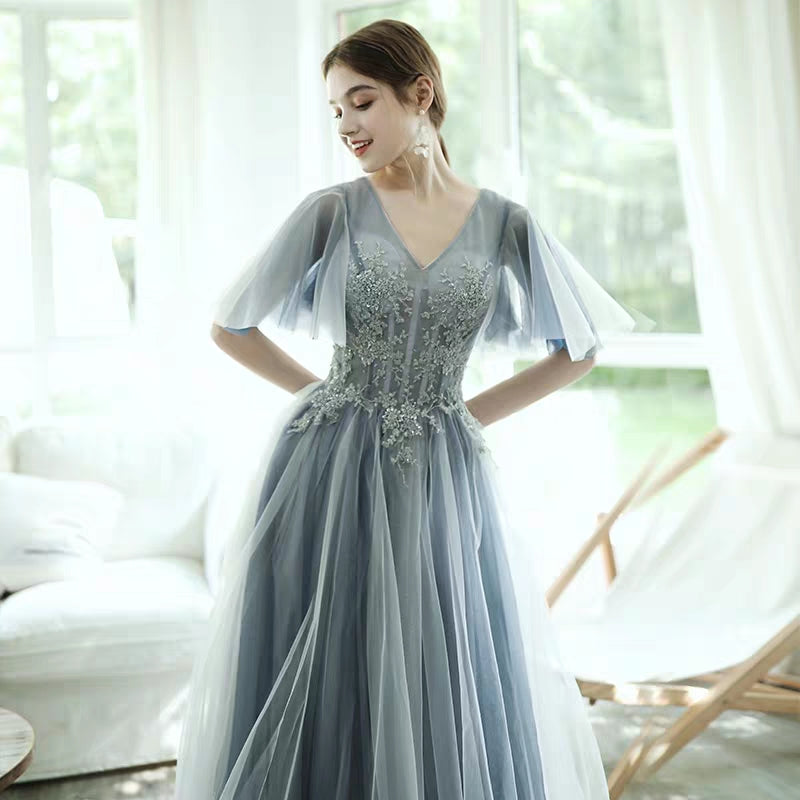 Bridesmaid dress new autumn fairy temperament girlfriends group sisters long dresses slim bridesmaid evening dress female
