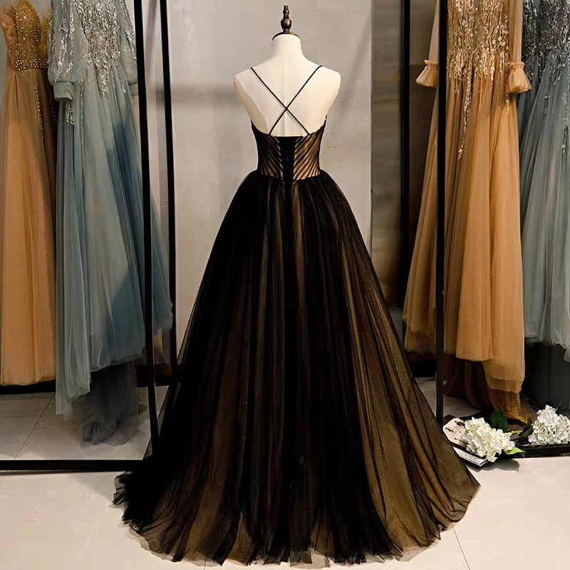 Banquet evening dress long skirt women new black show thin usual can wear the annual fairy temperament birthday dress