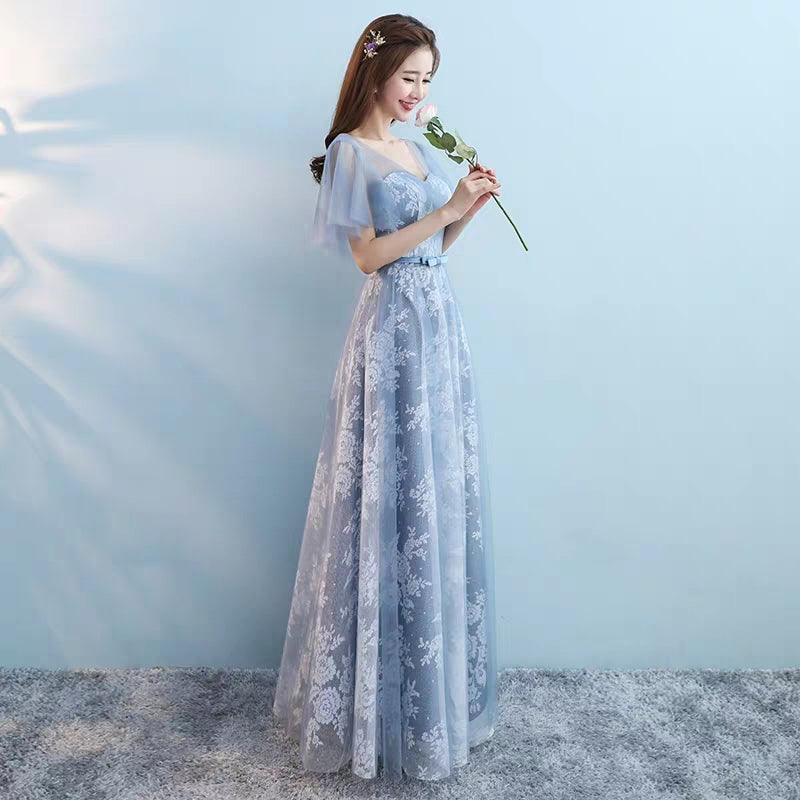 Bridesmaid dress new bridesmaid dress long sister dress wedding slim banquet evening dress fairy dream