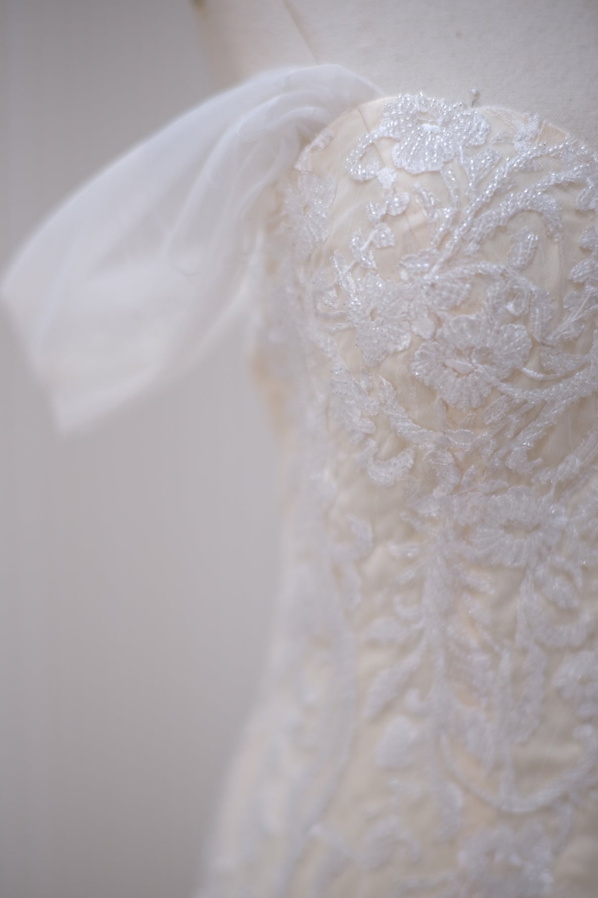 BG-WED-AME-10027 WEDDING GOWN PREMIUM FULL BEADED SIZE S BUST 80-84 WAIST 66-68 HIPS 96