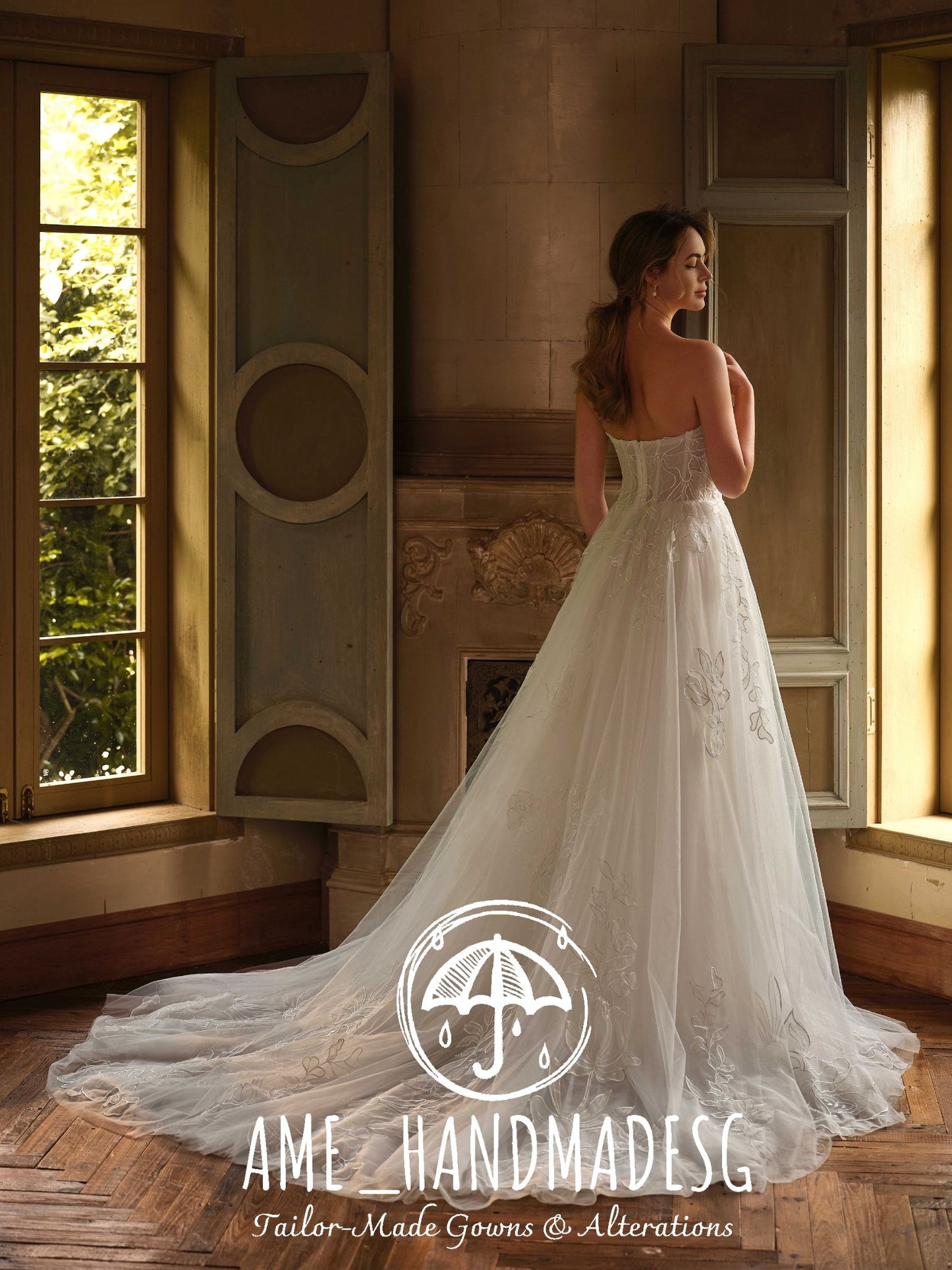 Ethereal Grace — A Timeless Handcrafted Bridal Gown