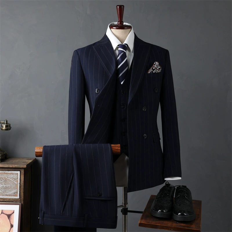 British Style 3-Piece Suit Set