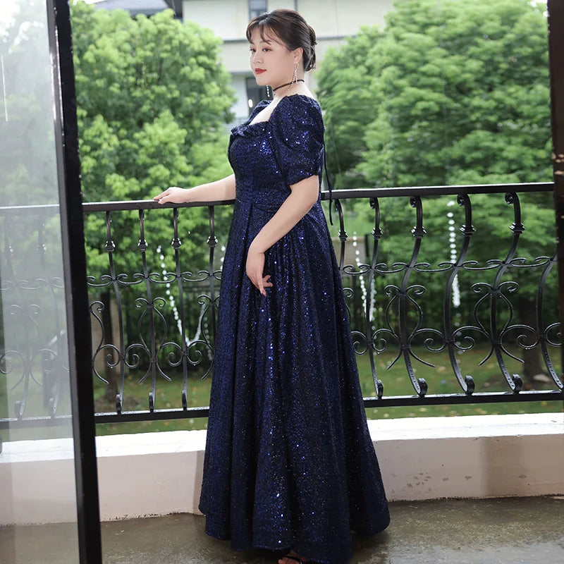 New Evening Dress Fat MM High End Art