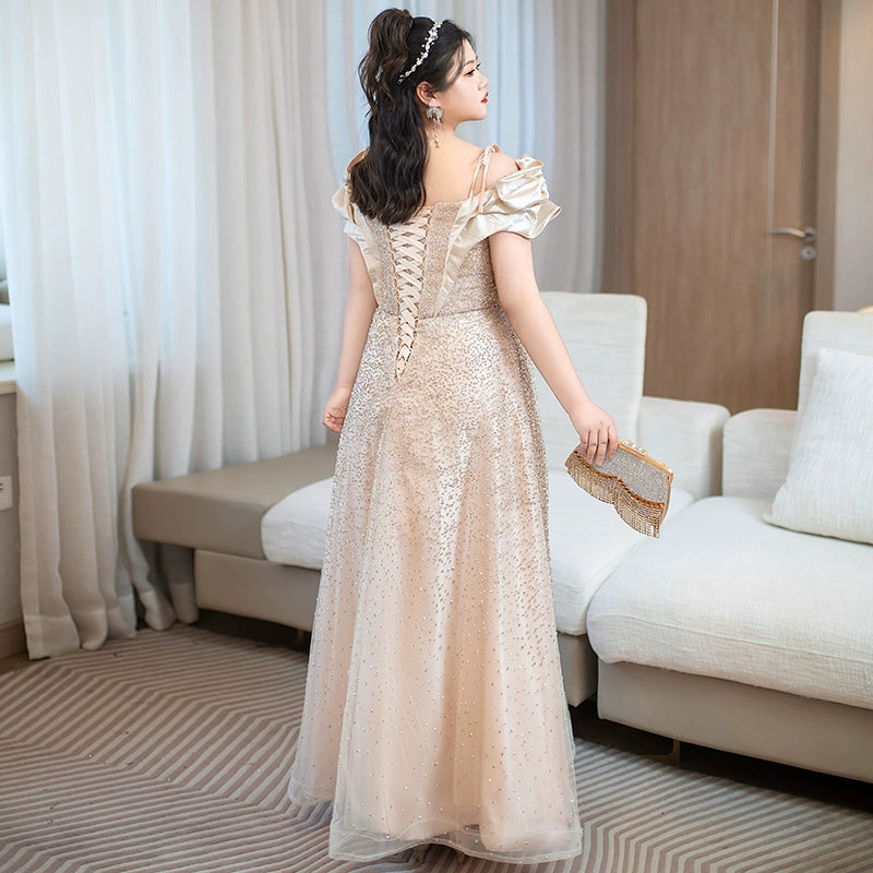 Champagne Evening Dress
