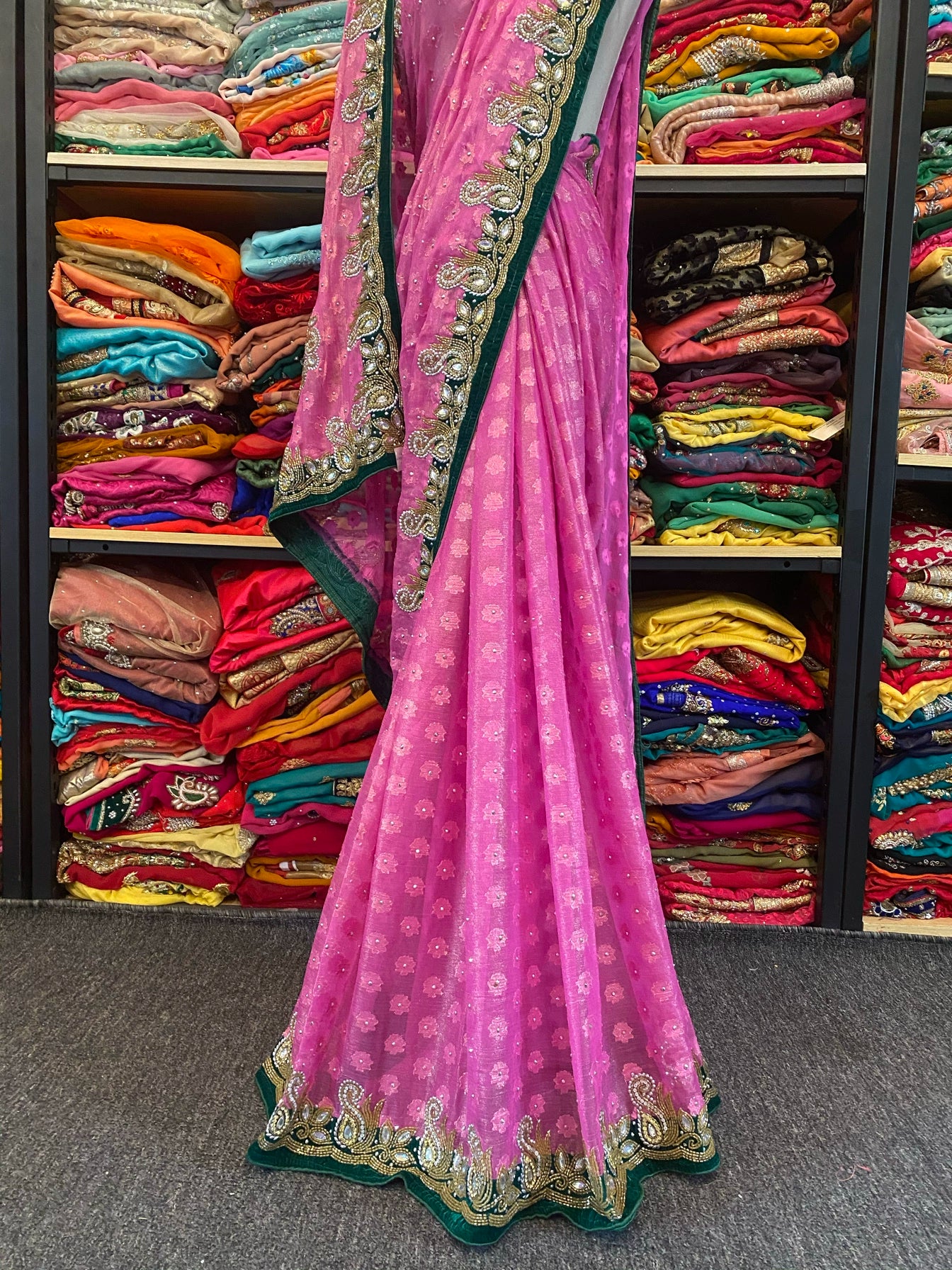 Luxury Silk Saree Embroidered