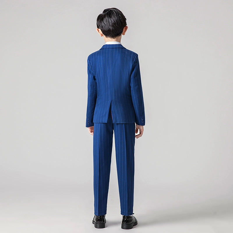 Elegant Vest Suit Set: Boys' Piano Performance & Flower Boy Outfit