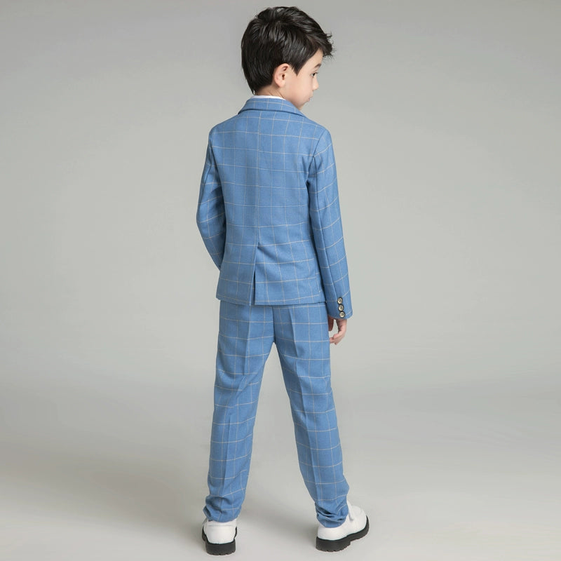 Boys' Classic Suit Set: Korean Style Piano Performance Outfit