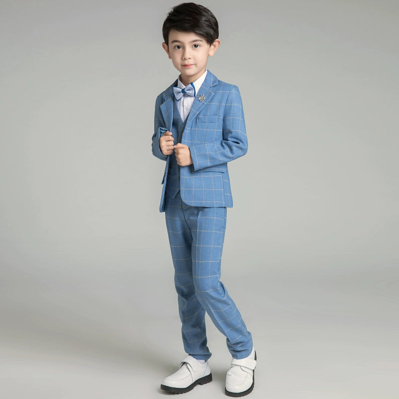 Boys' Classic Suit Set: Korean Style Piano Performance Outfit