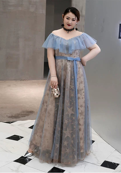 Elegant Plus Size Evening Dress