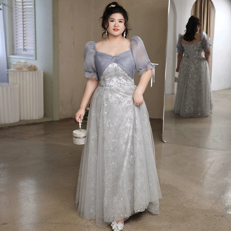 Elegant French Banquet Evening Dress