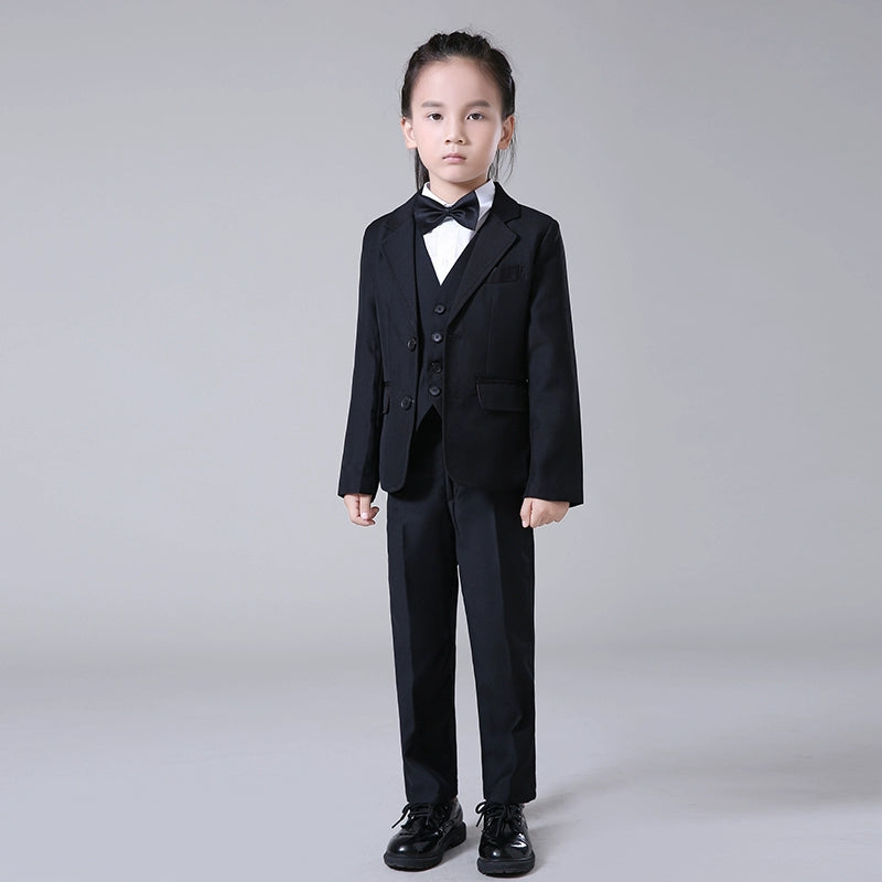 Korean Style Children's Leisure Suit: Flower Boy Jacket Set