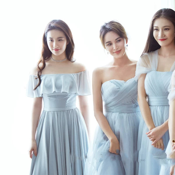 Spring Bridesmaid Open Shoulders Fitted Dress