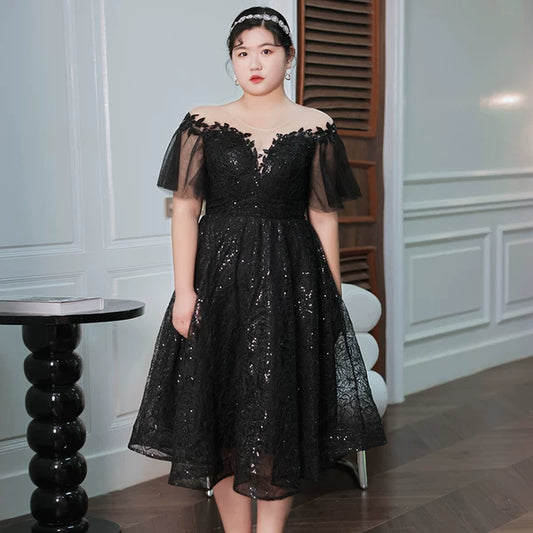 French Style Summer Evening Dress