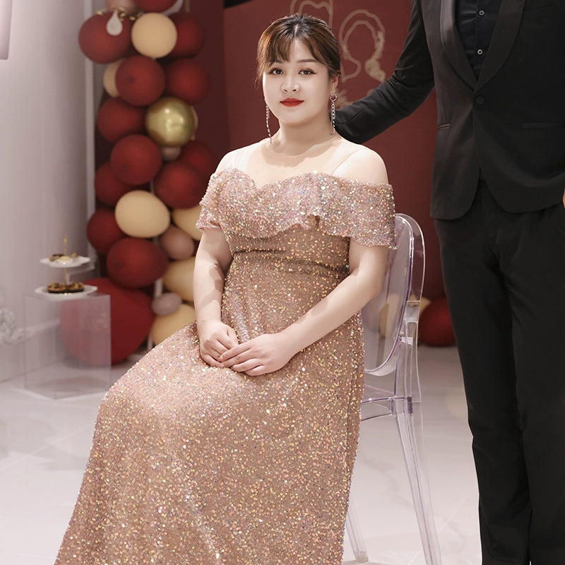 Elegant French Evening Dress