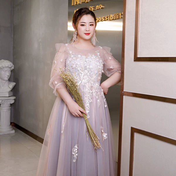 Ladies Fitted French Evening Dress