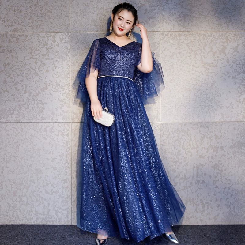 Elegant Large Size Evening Dress