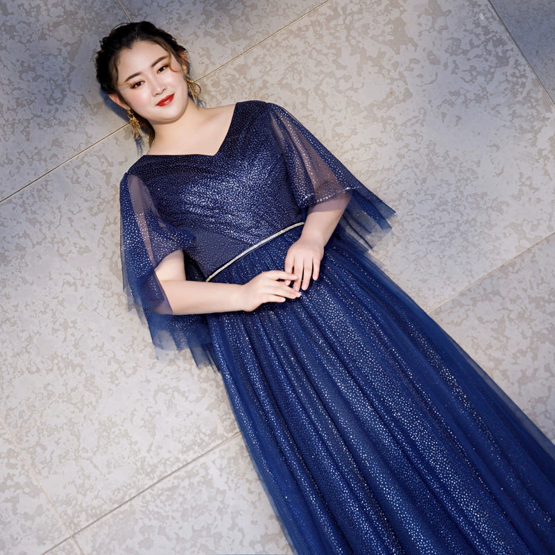 Elegant Large Size Evening Dress