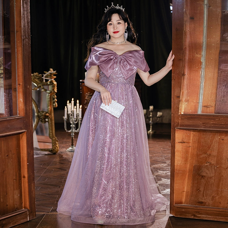 Purple Evening Dress