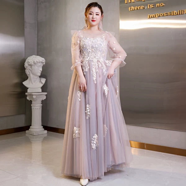 Ladies Fitted French Evening Dress