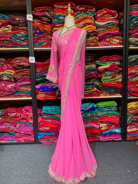 Indian Heavyworkers Sari
