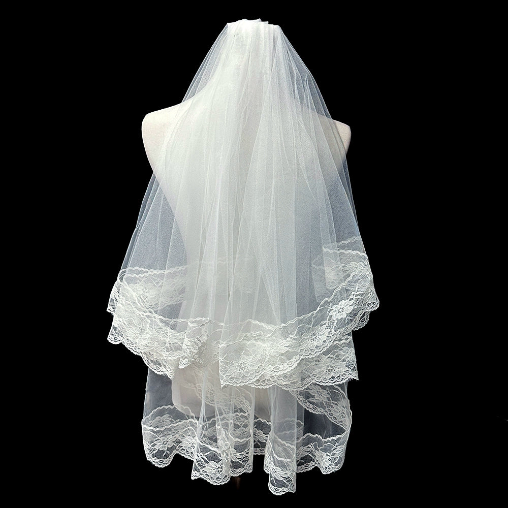 Wedding Black Lace Veil