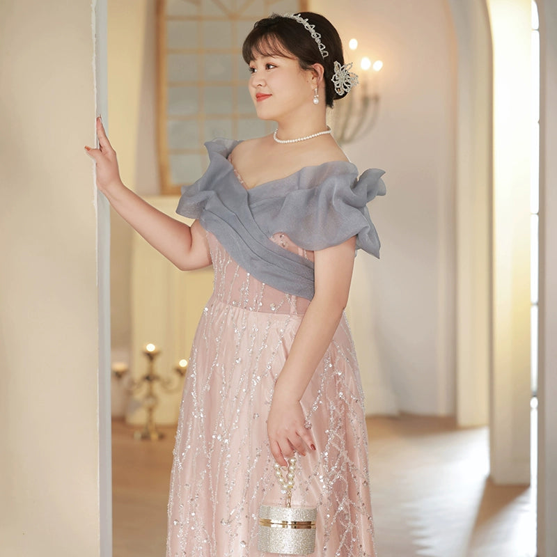High-End Fitted Evening Dress