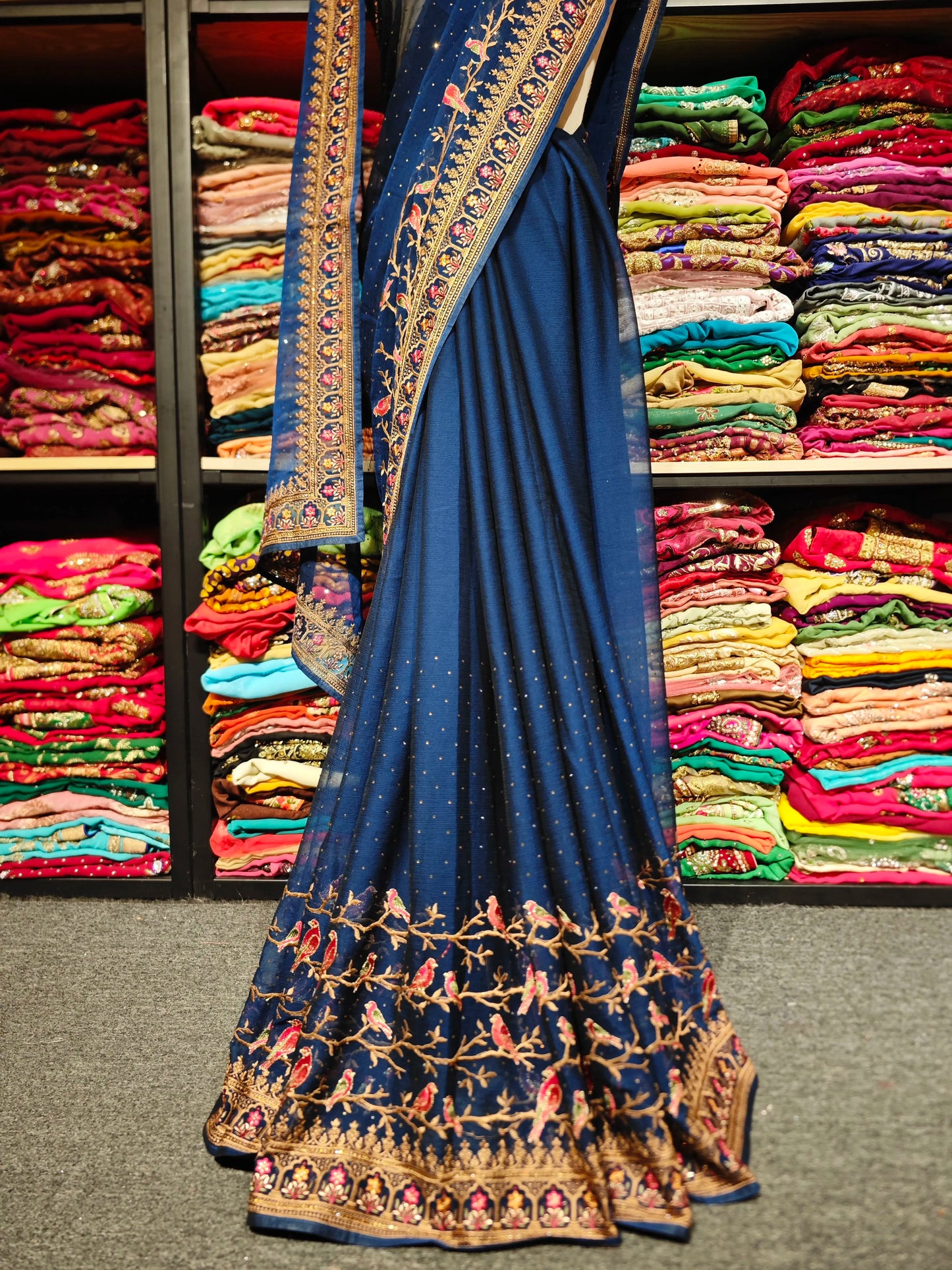 Indian Beaded Saree Dress