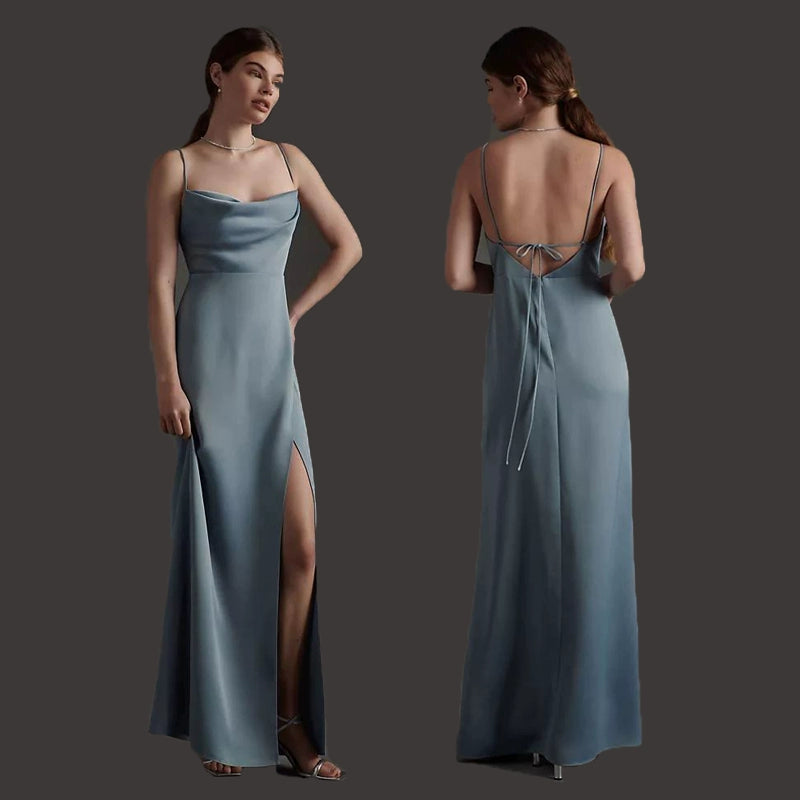 Demi-season Bridesmaid Dress