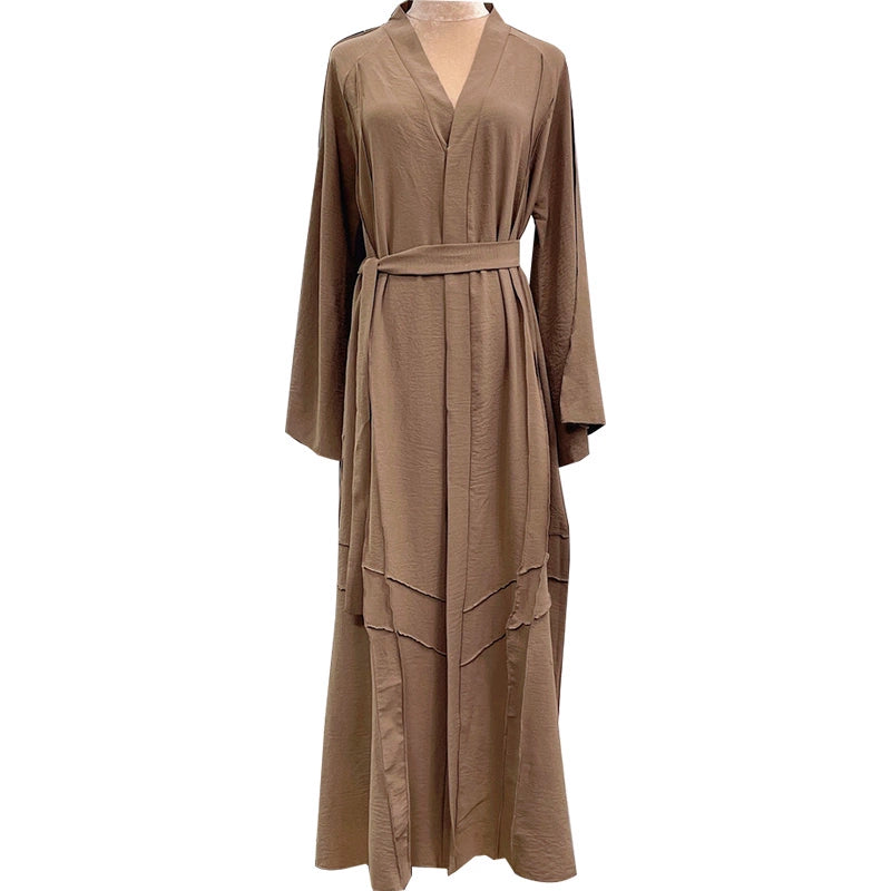 Elegant Retro Ethnic Cardigan Dress Trench Coat Malaysia