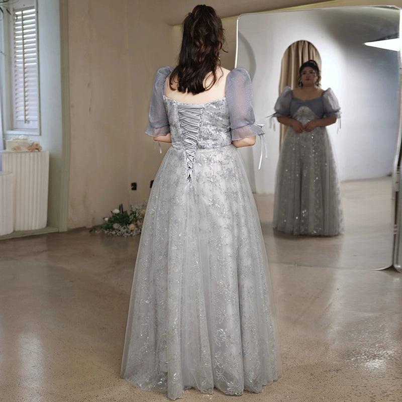 Elegant French Banquet Evening Dress