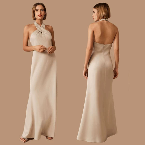 Champagne Bridesmaid Dress