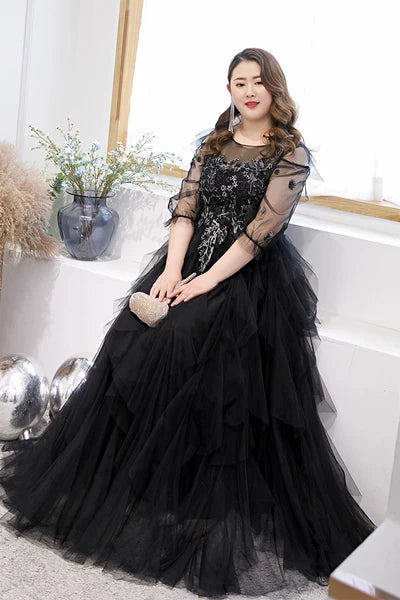 Elegant Black Evening Dress