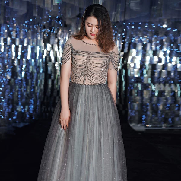 Elegant Wedding Evening Dress