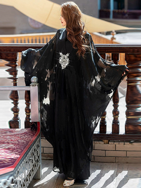 Boho Ethnic Beach Dress with Embroidery Sun?Protective Summer Skirt