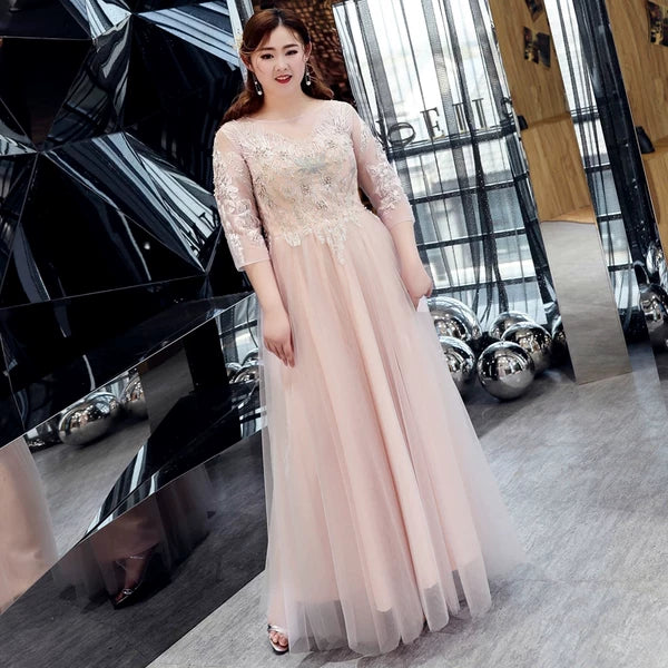 Fuchsia Bridesmaid Evening Dress