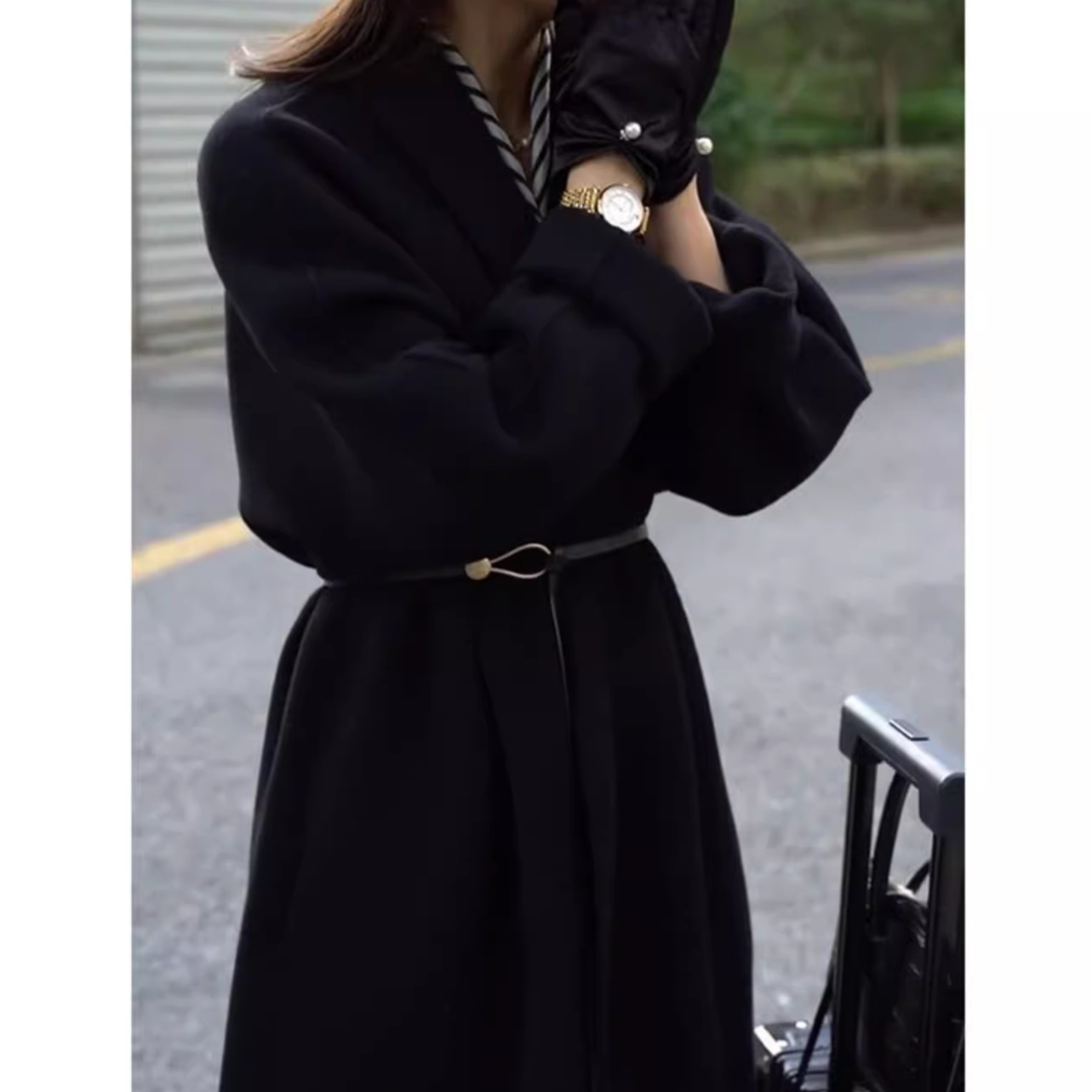 Women's Double-Sided Cashmere Coat Sewing Pattern Professional Full-Size Paper