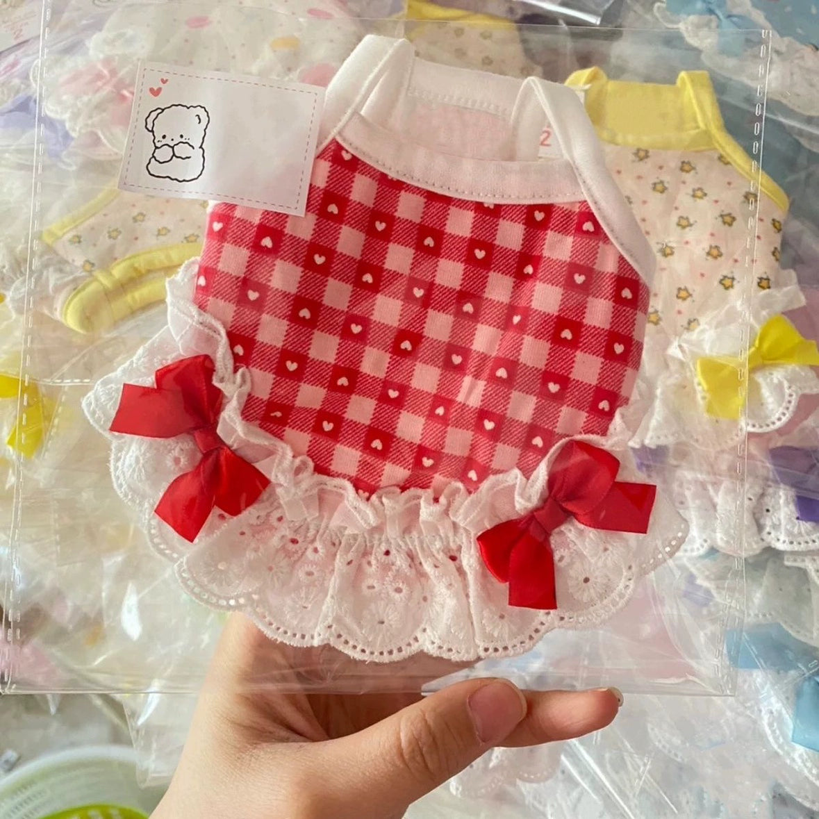 Cute Cotton Princess Lace Slip Dress for Small Dogs