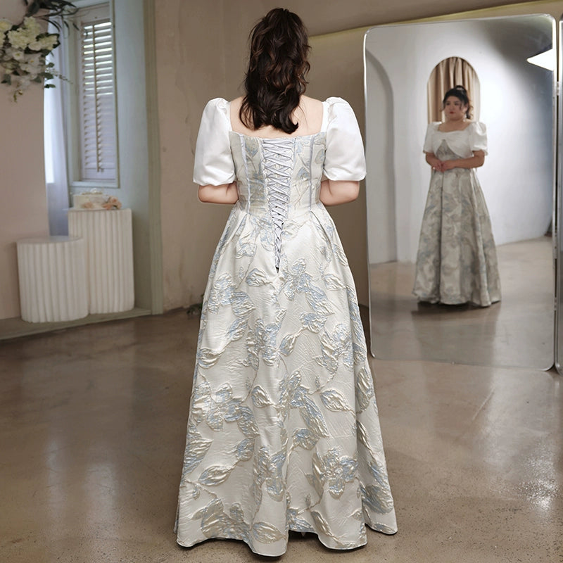 Elegant White Evening Dress