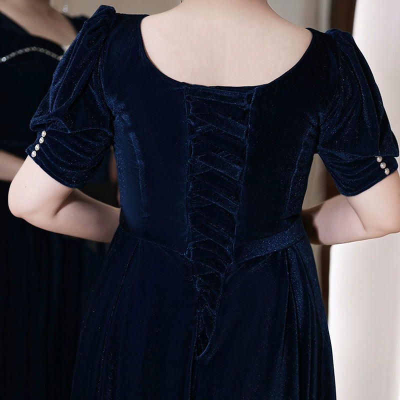 Elegant Velvet Evening Dress