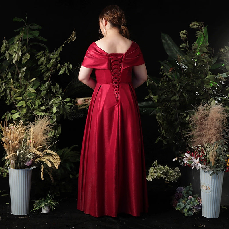 Burgundy Wedding Dress