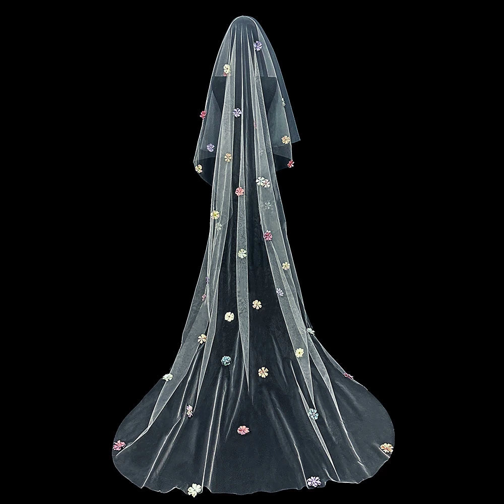 Wedding Veil Dopamine Petal