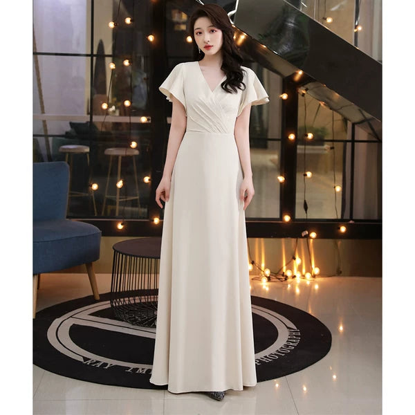 Summer Bridesmaid French Style Plus Size Dress