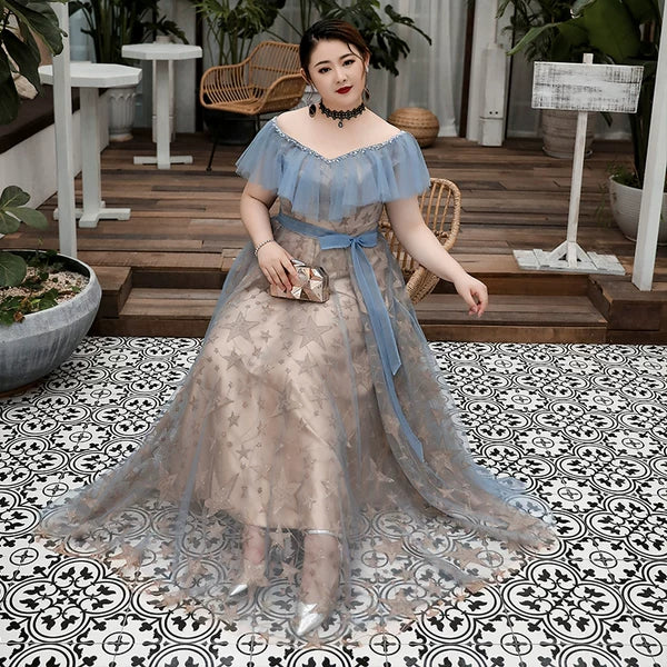 Elegant Plus Size Evening Dress