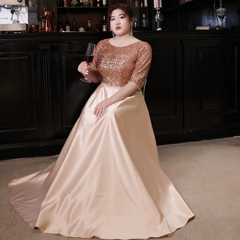 Gold Evening Dress for Women