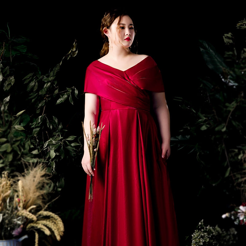 Burgundy Wedding Dress