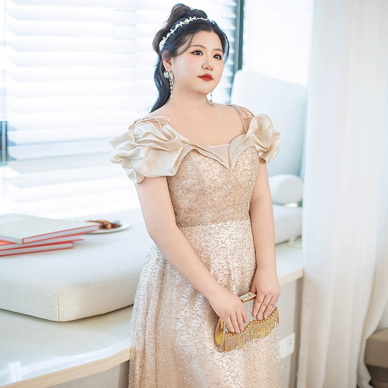 Champagne Evening Dress