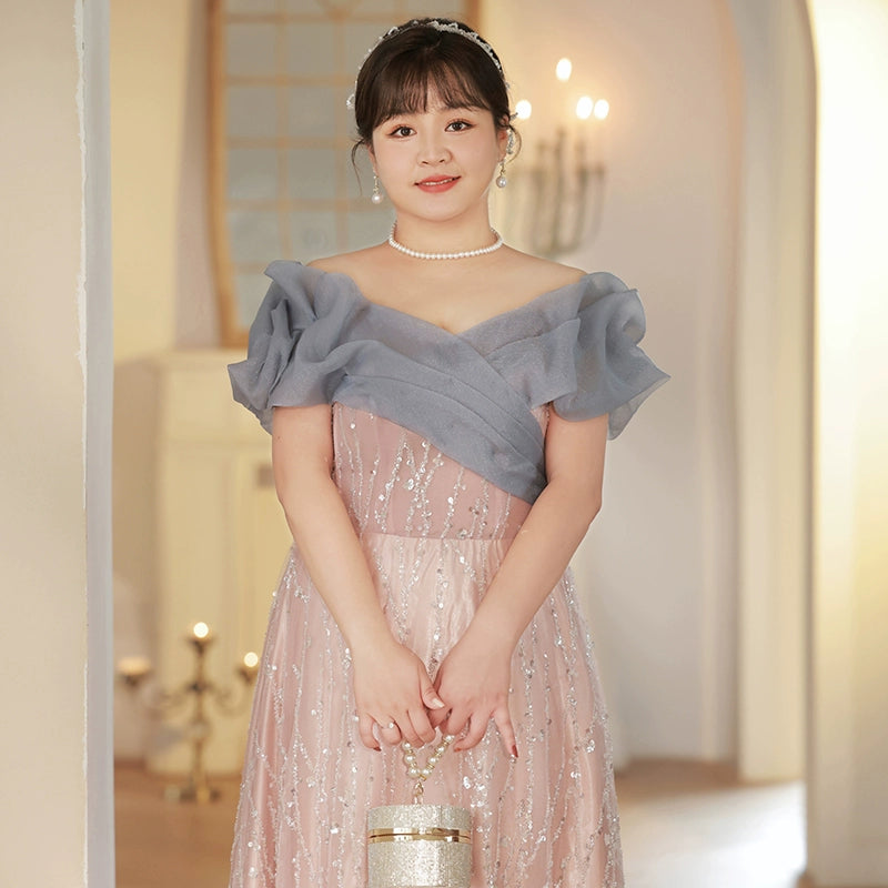 High-End Fitted Evening Dress