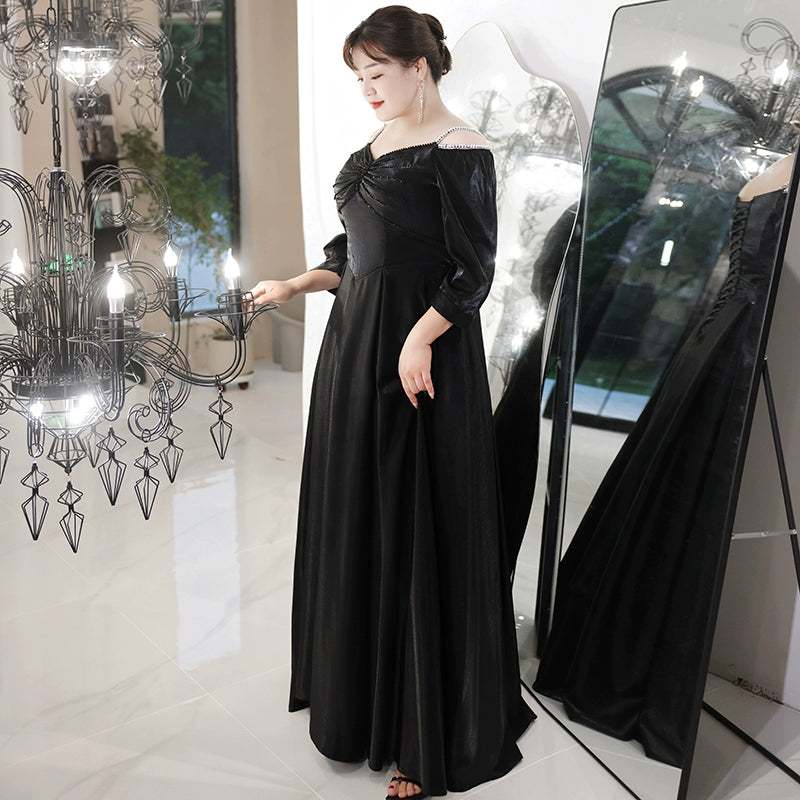 High Quality Black Evening Dress